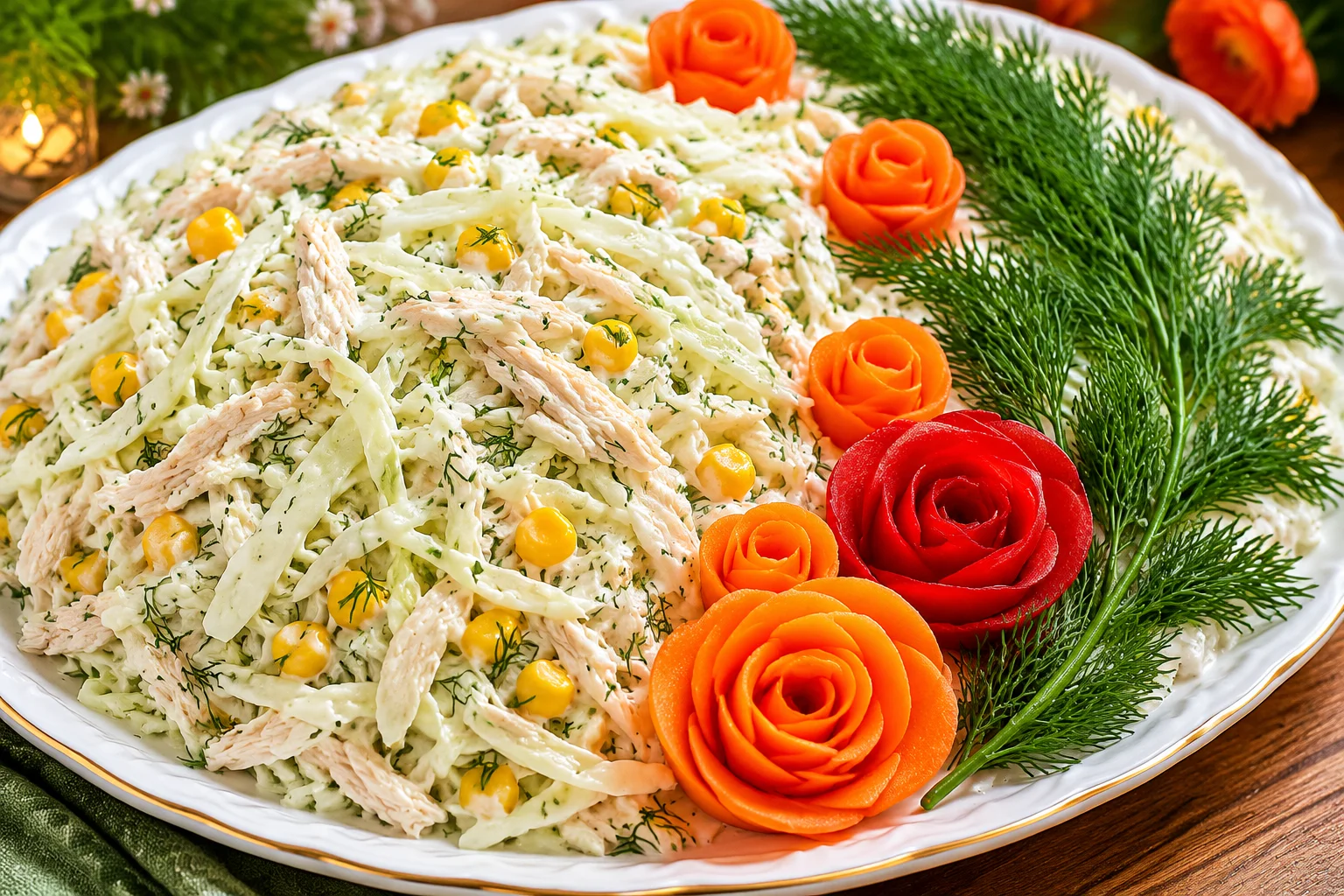 طرز تهیه سالاد شوید - وب‌گردی