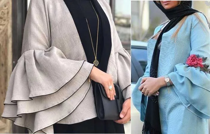 مدل آستین مانتو و لباس مجلسی