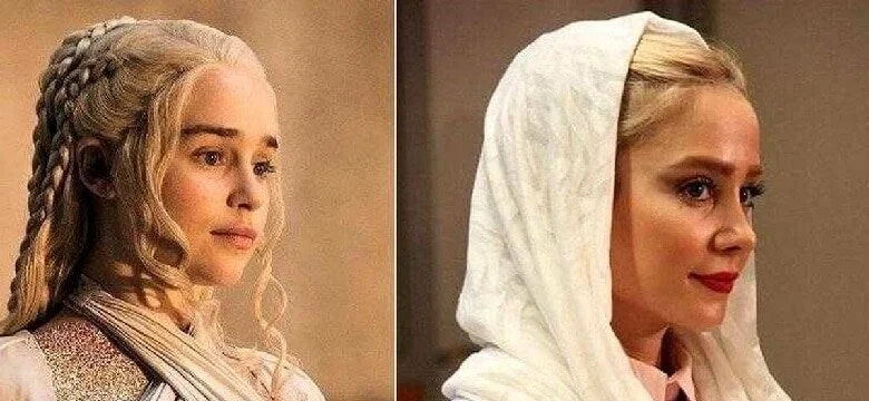 شباهت خانم بازیگر ایرانی به بازیگر معروف سریال گیم آف ترونز بیوگرافی و - وب‌گردی