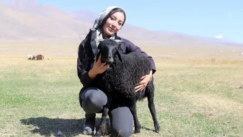 زیبایی های حیرت انگیز این دختر جذاب در روستا / همه مات و مبهوت شدند + عکس های مریم در روستا