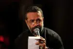 محمود کریمی مداح معروف در کنار پدرش در کودکی - وب‌گردی