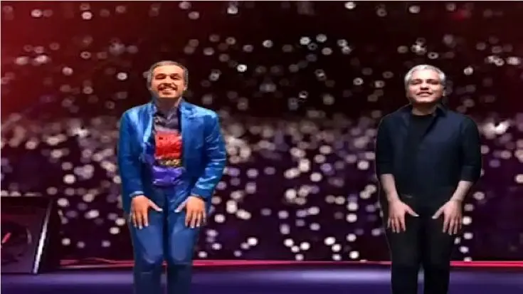 آواز شاد ترکی مهران مدیری و رضویان / با آهنگ اصیل چه رقص آذری هماهنگی کردند دونفره - وب‌گردی