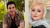 فیلم گریه های تلخ عمو پورنگ و نعیمه نظام دوست در مراسم خاکسپاری مادرش