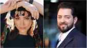 همسر بهرام رادان و فرزندش جان رادان در حال آشپزی و درست کردن کیک