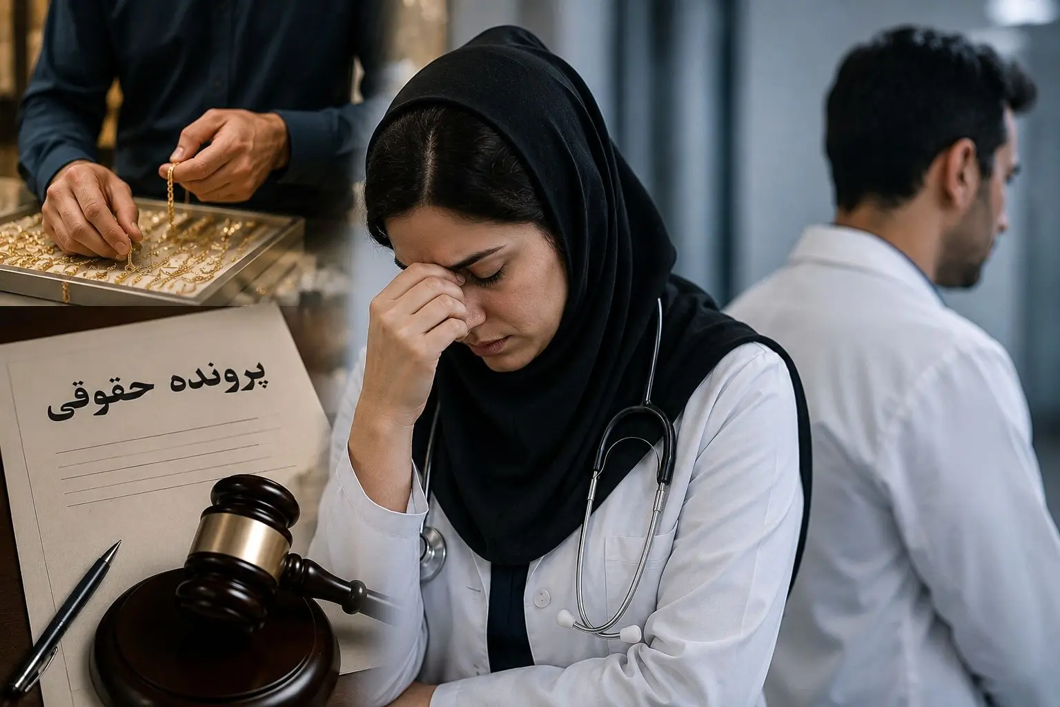 ادعای خیانت خانم دکتر به همسرش؛ روایت جنجالی یک زوج پزشک با ردپایی از یک طلافروش نظر کارشناس - وب‌گردی
