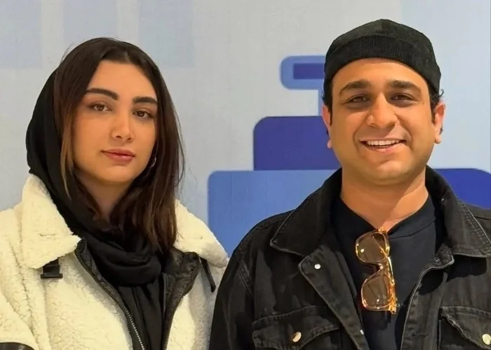عکس جواد خواجوی و همسرش