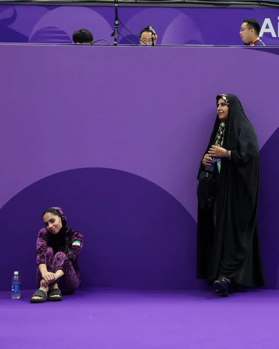 هنگامه هادیانی اولین دختر ژیمناستیک هنری ایران